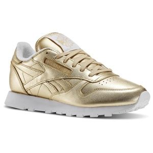 Reebok x FACE Gold Leather Sneakers